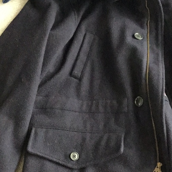 Men Wool Ralph Lauren Coat - Picture 7 of 8
